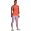 imageUnder Armour Womens HeatGear Racer TankElectric Tangerine 824Metallic Silver