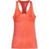 imageUnder Armour Womens HeatGear Racer TankElectric Tangerine 824Metallic Silver