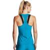 imageUnder Armour Womens HeatGear Racer TankEquator Blue 417Metallic Silver