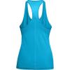 imageUnder Armour Womens HeatGear Racer TankEquator Blue 417Metallic Silver