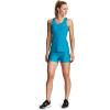 imageUnder Armour Womens HeatGear Racer TankEquator Blue 417Metallic Silver
