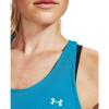 imageUnder Armour Womens HeatGear Racer TankEquator Blue 417Metallic Silver