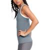 imageUnder Armour Womens HeatGear Racer TankHushed Turquoise 396Metallic Silver