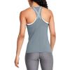 imageUnder Armour Womens HeatGear Racer TankHushed Turquoise 396Metallic Silver