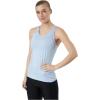 imageUnder Armour Womens HeatGear Racer TankIsotope Blue 438Metallic Silver