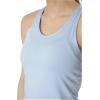 imageUnder Armour Womens HeatGear Racer TankIsotope Blue 438Metallic Silver
