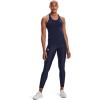 imageUnder Armour Womens HeatGear Racer TankMidnight Navy 410Metallic Silver