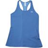 imageUnder Armour Womens HeatGear Racer TankMineral Blue 470Metallic Silver