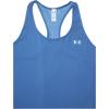 imageUnder Armour Womens HeatGear Racer TankMineral Blue 470Metallic Silver