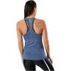 imageUnder Armour Womens HeatGear Racer TankMineral Blue 470Metallic Silver