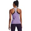 imageUnder Armour Womens HeatGear Racer TankOctane 566Metallic Silver