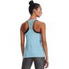 imageUnder Armour Womens HeatGear Racer TankOpal Blue 293Metallic Silver
