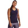 imageUnder Armour Womens HeatGear Racer TankPurple Switch 571Metallic Silver