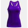 imageUnder Armour Womens HeatGear Racer TankPurple Zest 754Metallic Silver