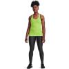imageUnder Armour Womens HeatGear Racer TankQuirky Lime 752Metallic Silver