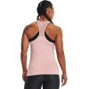 imageUnder Armour Womens HeatGear Racer TankRetro Pink 676Metallic Silver