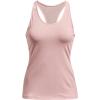 imageUnder Armour Womens HeatGear Racer TankRetro Pink 676Metallic Silver