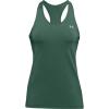 imageUnder Armour Womens HeatGear Racer TankSaxon Green 386Metallic Silver
