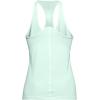 imageUnder Armour Womens HeatGear Racer TankSeaglass Blue 403Metallic Silver