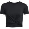 imageUnder Armour Womens Motion Crossover Short Sleeve Crop001 Black   White