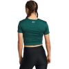 imageUnder Armour Womens Motion Crossover Short Sleeve Crop449 Hydro Teal   White