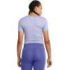 imageUnder Armour Womens Motion Crossover Short Sleeve Crop539 Celeste   White