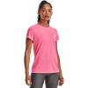 imageUnder Armour Womens Tech ShortSleeve TShirt640 Pink Punk   Metallic Silver