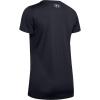 imageUnder Armour Womens Tech ShortSleeve TShirtBlack Metallic Silver