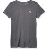 imageUnder Armour Womens Tech ShortSleeve TShirtCarbon Heather 090Metallic Silver