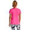 imageUnder Armour Womens Tech ShortSleeve TShirtCerise 653Metallic Silver