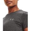 imageUnder Armour Womens Tech ShortSleeve TShirtGray Aqua Blue Metallic Silver