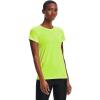 imageUnder Armour Womens Tech ShortSleeve TShirtHighvis Yellow 731Metallic Silver