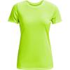 imageUnder Armour Womens Tech ShortSleeve TShirtHighvis Yellow 731Metallic Silver
