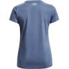 imageUnder Armour Womens Tech ShortSleeve TShirtMineral Blue 470Metallic Silver
