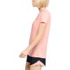 imageUnder Armour Womens Tech ShortSleeve TShirtPeach Frost 845Metallic Silver