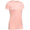 imageUnder Armour Womens Tech ShortSleeve TShirtPeach Frost 845Metallic Silver