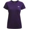 imageUnder Armour Womens Tech ShortSleeve TShirtPurple Switch 570Metallic Silver