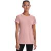 imageUnder Armour Womens Tech ShortSleeve TShirtRetro Pink 676Metallic Silver