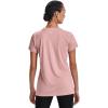 imageUnder Armour Womens Tech ShortSleeve TShirtRetro Pink 676Metallic Silver