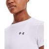 imageUnder Armour Womens Tech ShortSleeve TShirtWhite Metallic Silver