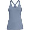 imageUnder Armour Womens HeatGear Racer TankWashed Blue 421Metallic Silver