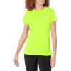 imageUnder Armour Womens Tech ShortSleeve TShirt370 Lime Surge   Metallic Silver