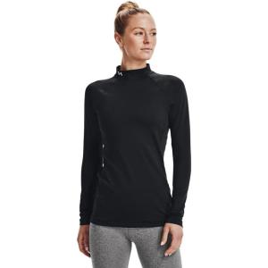 imageUnder Armour Womens ColdGear Authentics Mock NeckBlack 001White