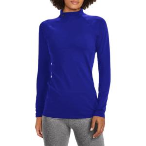imageUnder Armour Womens ColdGear Authentics Mock NeckRoyal 400Black