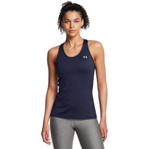 imageUnder Armour Womens HeatGear Racer Tank411 Midnight Navy   White