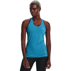 imageUnder Armour Womens HeatGear Racer Tank419 Capri   Metallic Silver