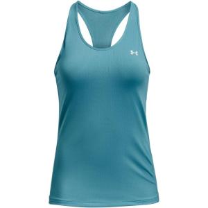imageUnder Armour Womens HeatGear Racer Tank433 Glacier Blue   Iridescent
