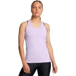 imageUnder Armour Womens HeatGear Racer Tank535 Salt Purple   White