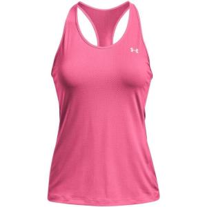 imageUnder Armour Womens HeatGear Racer Tank640 Pink Punk   Metallic Silver