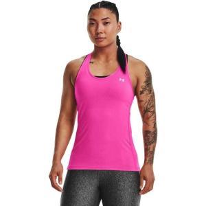 imageUnder Armour Womens HeatGear Racer Tank652 Rebel Pink   Iridescent